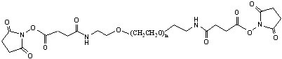 SAS-PEG-SAS (SAS: Succinimide Acid Succinimidyl Ester)