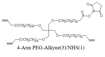 4-Arm-PEG-Alkyne-NHS