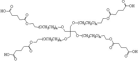 4-Arm PEG-GA Glutaric Acid