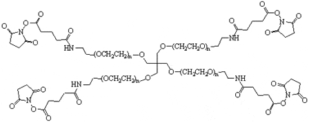 4-Arm PEG-GAS (GAS: Glutaramide Acid Succinimidyl Ester)