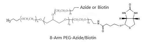 8-Arm PEG-Azide/Biotin