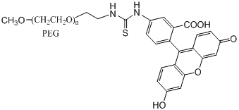 mPEG-FITC (FITC: Fluorescein)