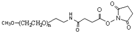 mPEG-SAS (SAS: Succinimide Acid Succinimidyl Ester)