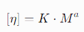 Mark-Houwink equation