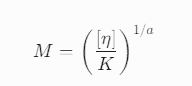 Mark-Houwink Equation