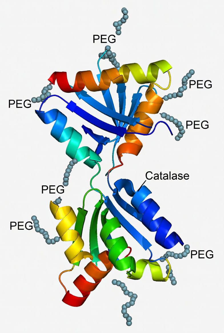 PEGylated Catalase